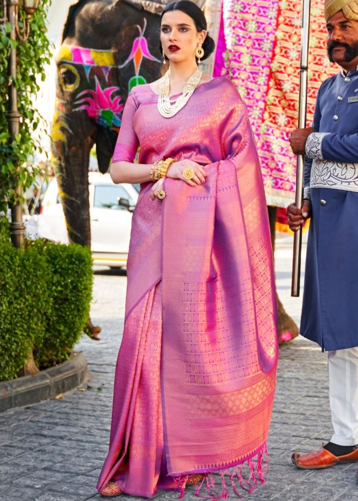 The Enchanting World of Purple Sarees: A Guide for Every Woman 1 The Enchanting World of Purple Sarees