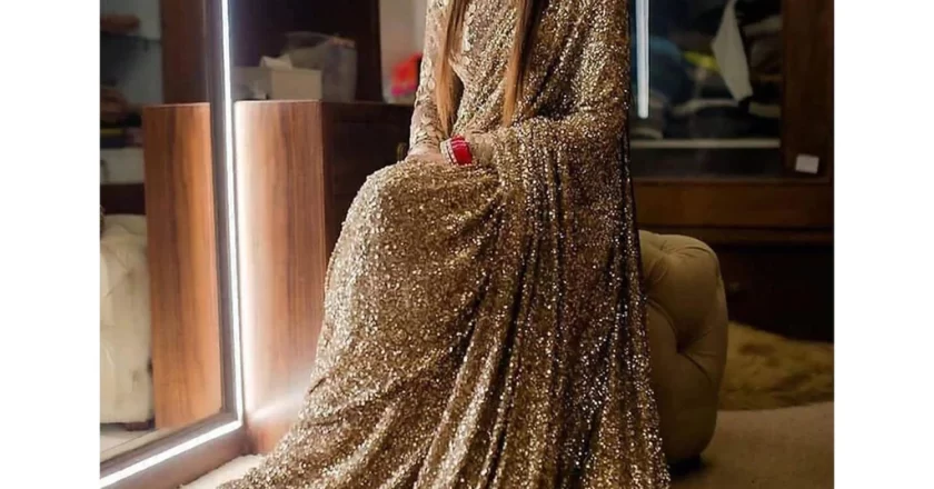 Glimmering in Gold: The Timeless Elegance of a Golden Saree for Wedding
