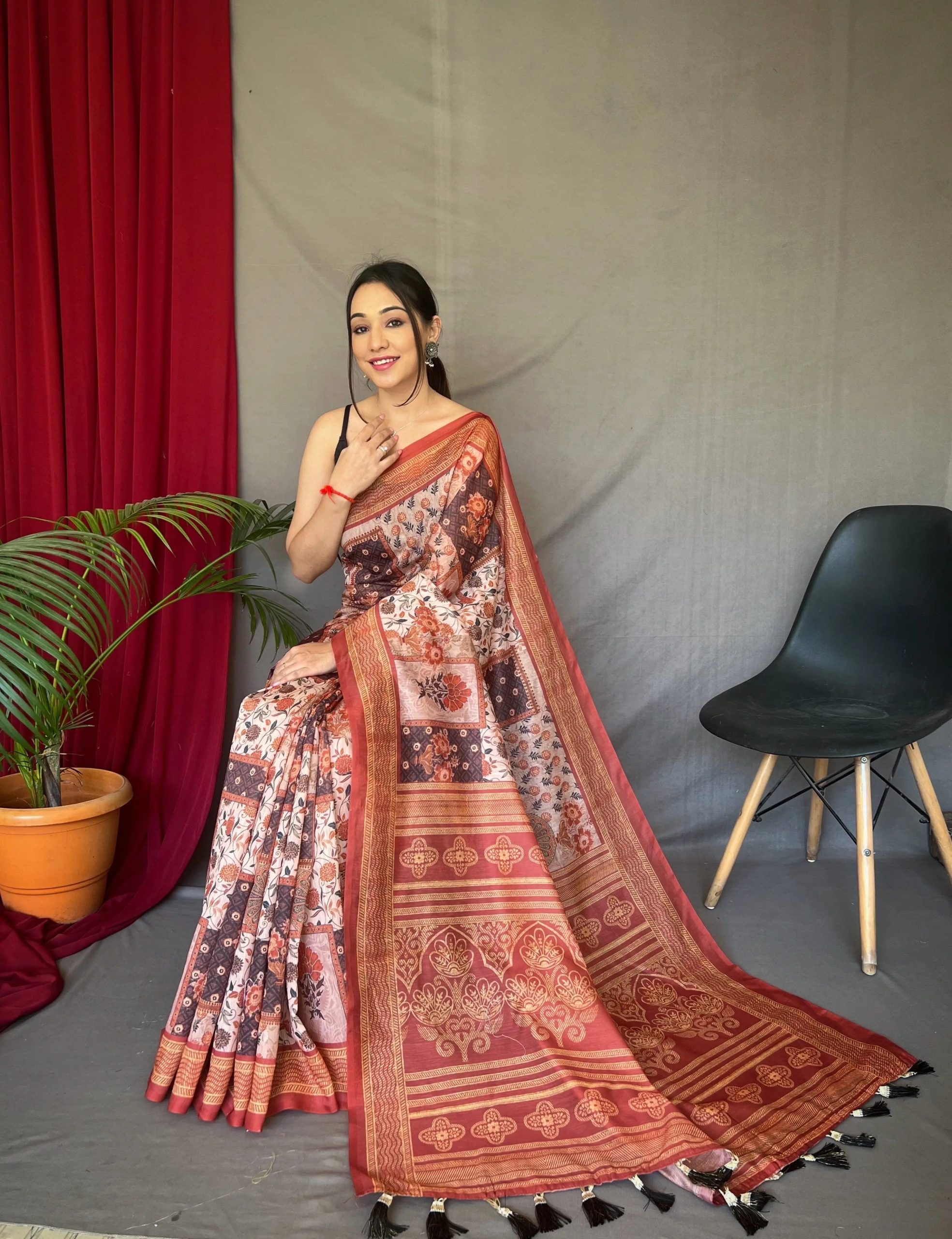 Ajrakh Sarees