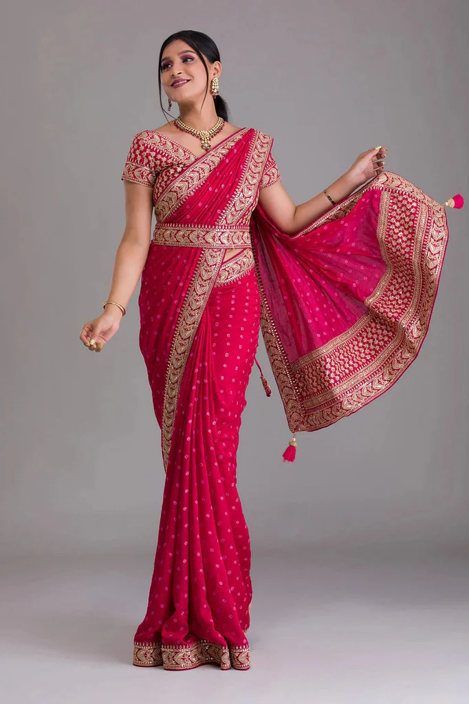 The Enduring Elegance of the Pink Cotton Saree: A Timeless Style Statement 1 pink color cotton saree