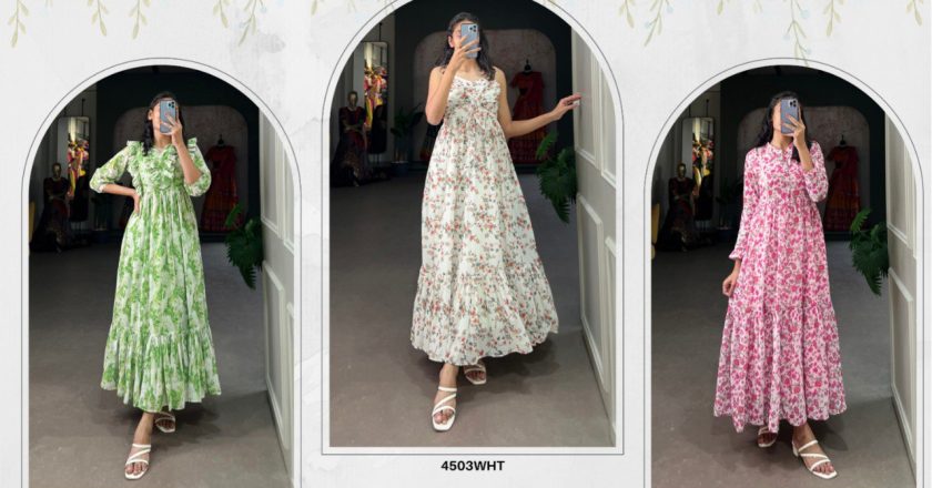 Unveiling Elegance: The Modern Georgette Frock in Our Ethnic Collection
