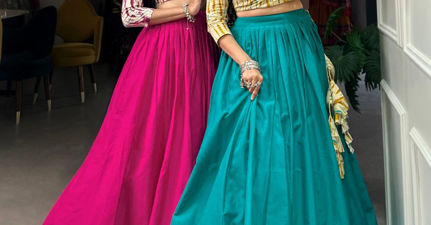 Sophistication Meets Comfort: The Cotton Lehenga with Printed Blouse – Your Dream Co-ord Set