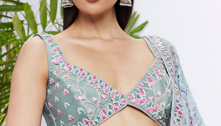 Limelight All Night: Steal the Show in a Mesmerizing Lime Green Lehenga Choli Set