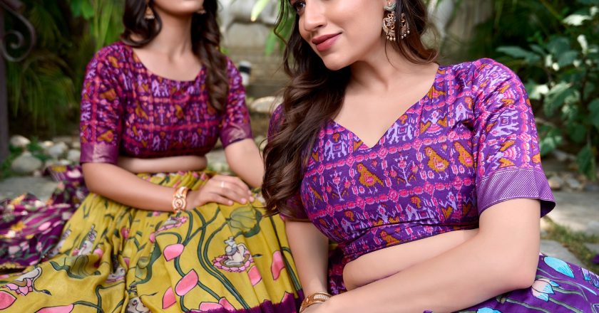 Immerse in Royalty: Pichwai and Patola Lehenga Choli