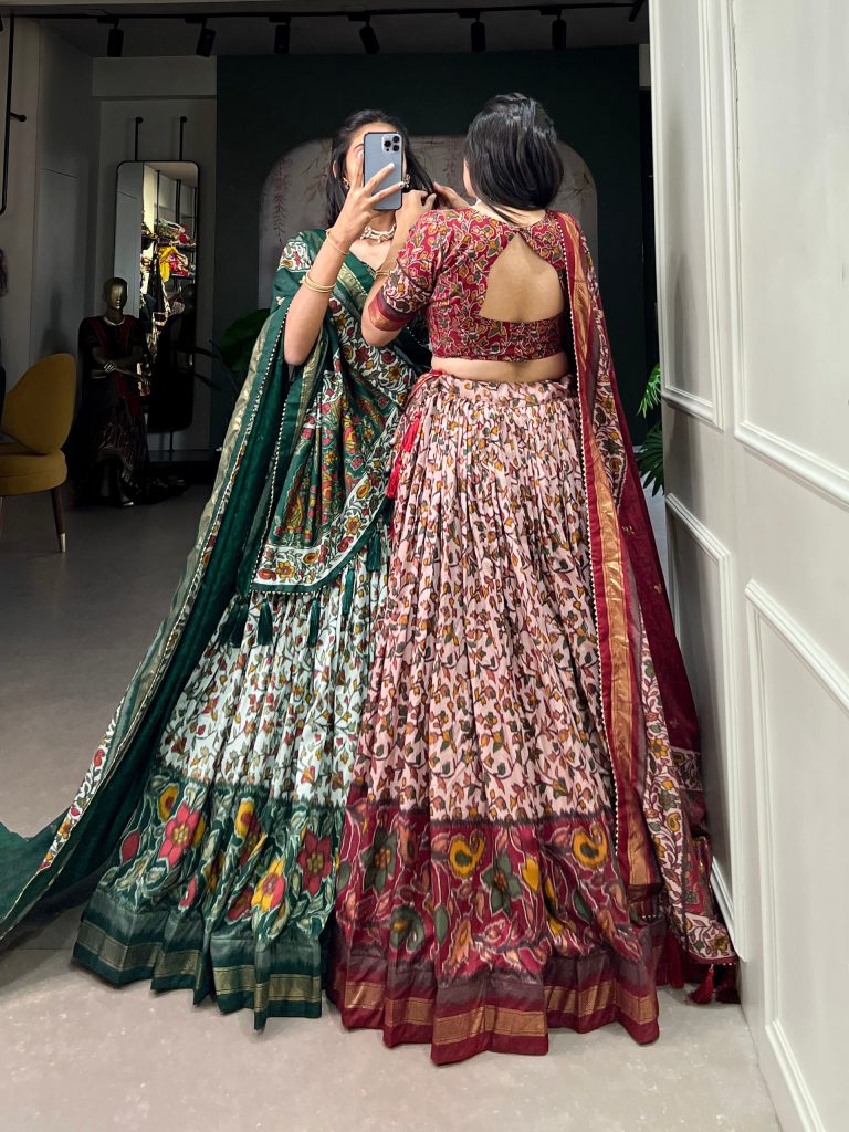 Elevate Your Style with Our Tussar Silk Lehenga Choli 1 Elevate Your Style with Our Tussar Silk Lehenga Choli