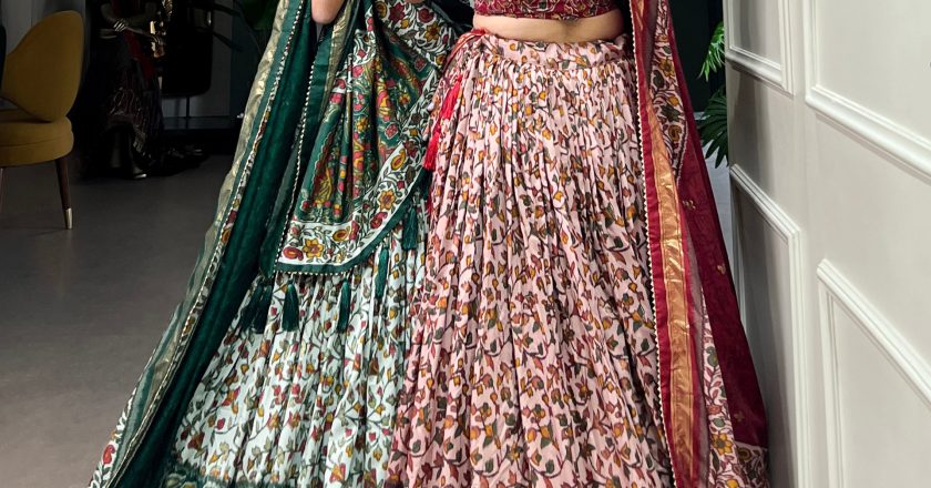 Elevate Your Style with Our Tussar Silk Lehenga Choli