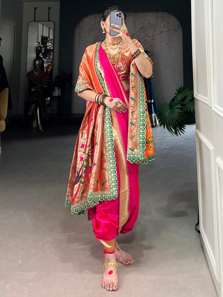 Drape Yourself in Heritage: The Ultimate Guide to the Nauvari Saree 1 nauvari saree